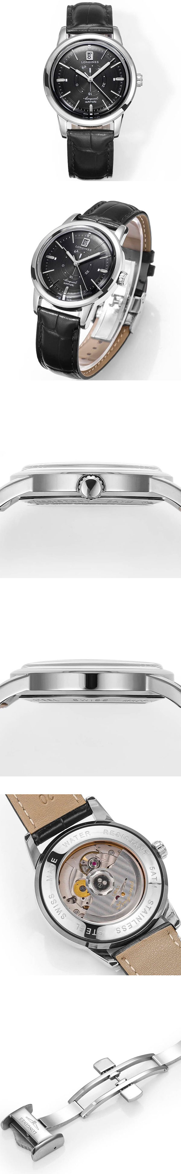 ロンジンコピー時計 コンクエスト ヘリテージ セントラル パワーリザーブ L1.648.4.52.2 TW工場